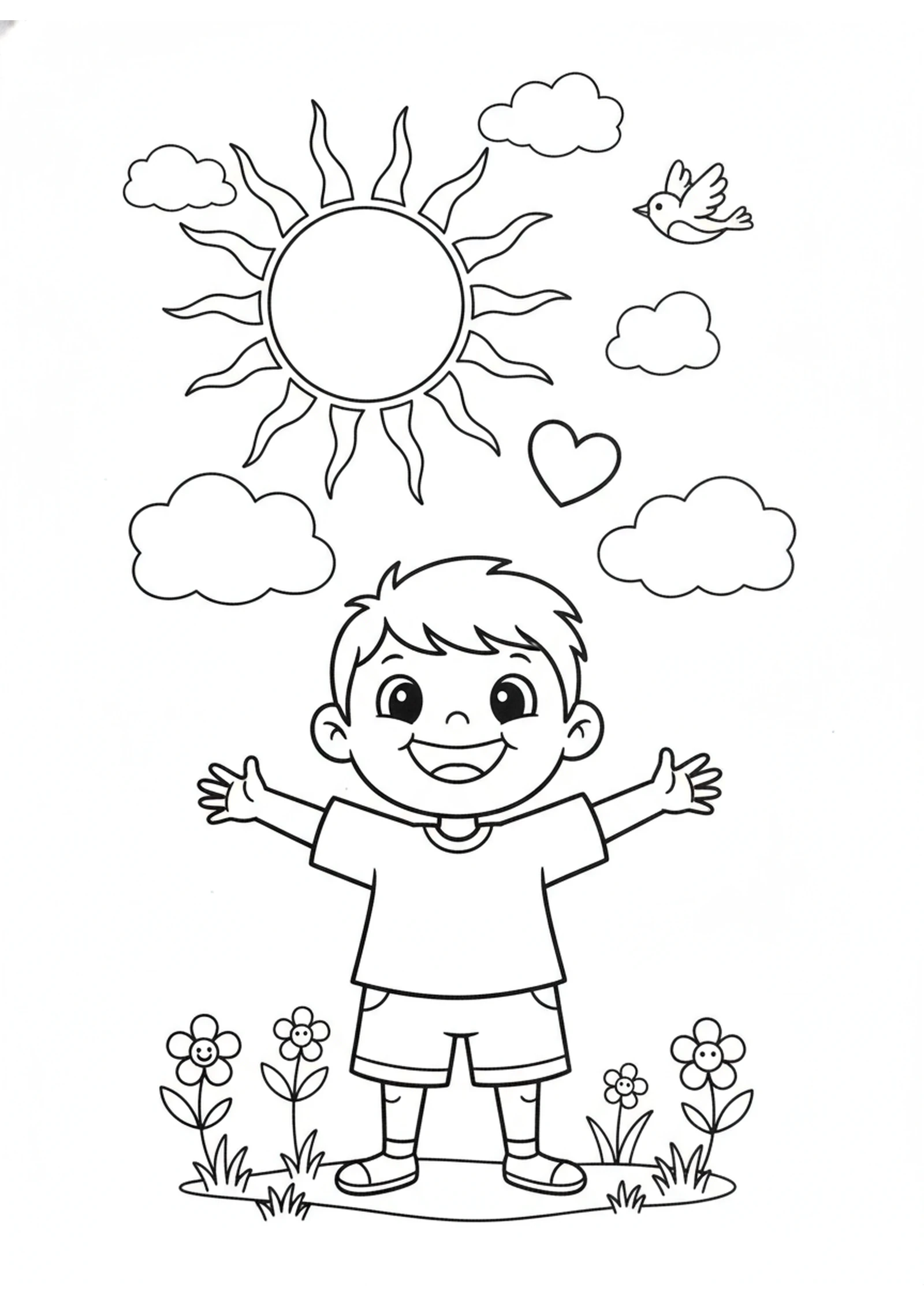 God Made Me Special — printable Bible coloring page from God Knows Me Completely