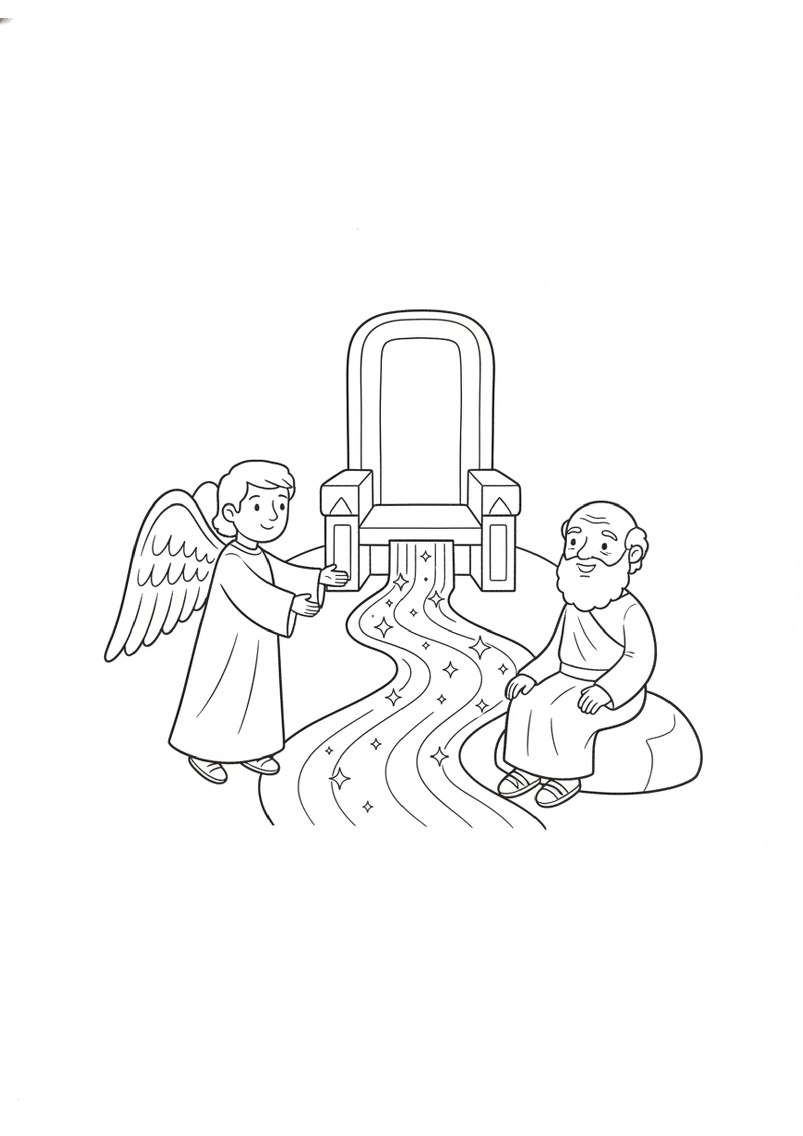 The River of Life — printable Bible coloring page from The River of Life — Jesus Is Coming Soon