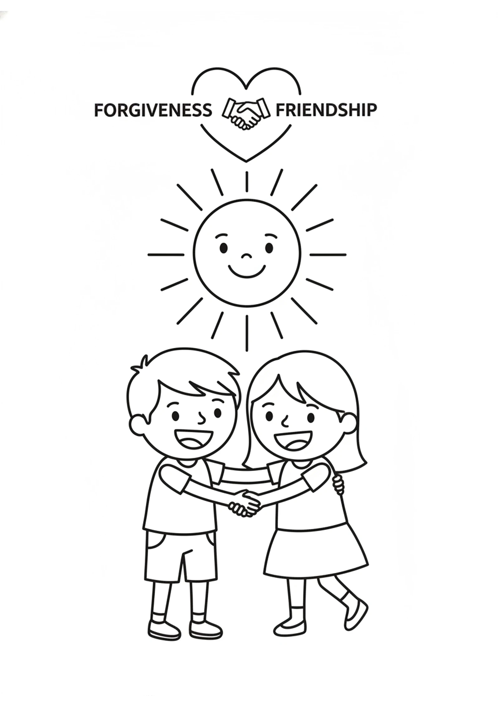 Seventy Times Seven — printable Bible coloring page from Forgive Seventy Times Seven
