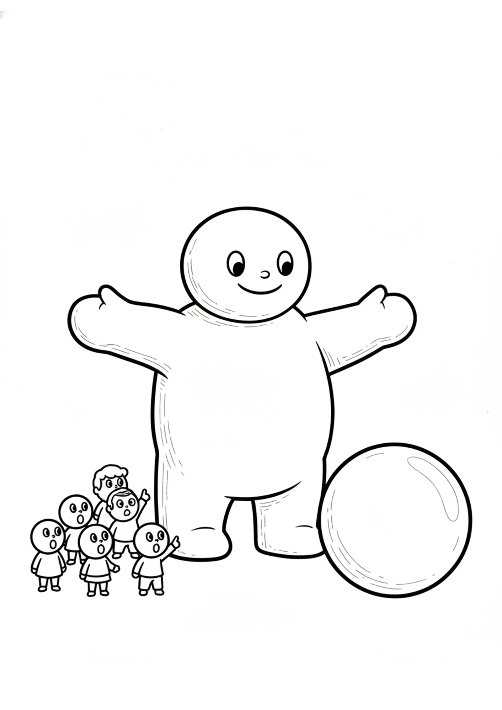 The King's Dream Statue — printable Bible coloring page from The King’s Dream of a Statue